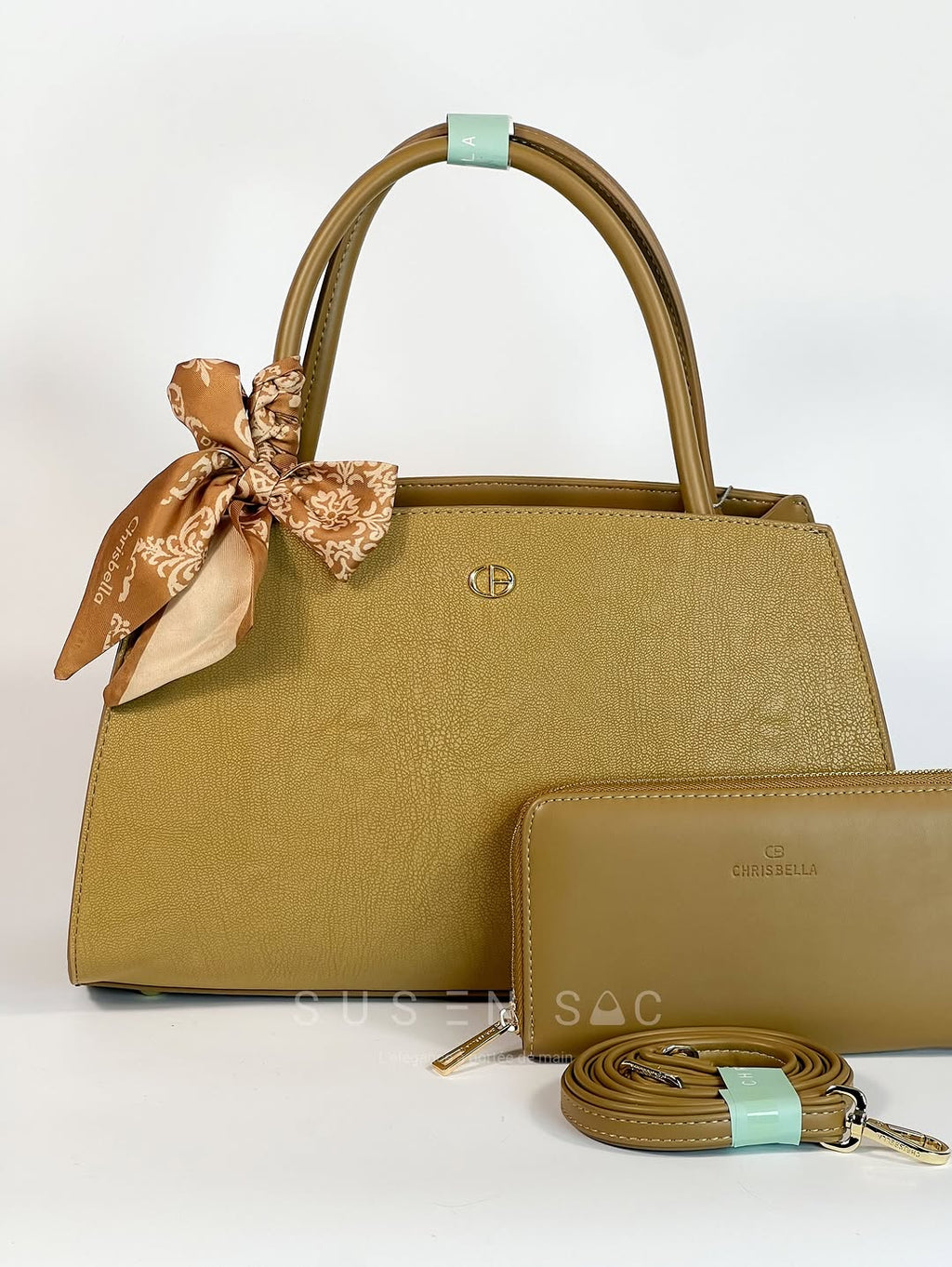 Sac à Main CHRISBELLA – Élégance Structurée & Duo Pratique