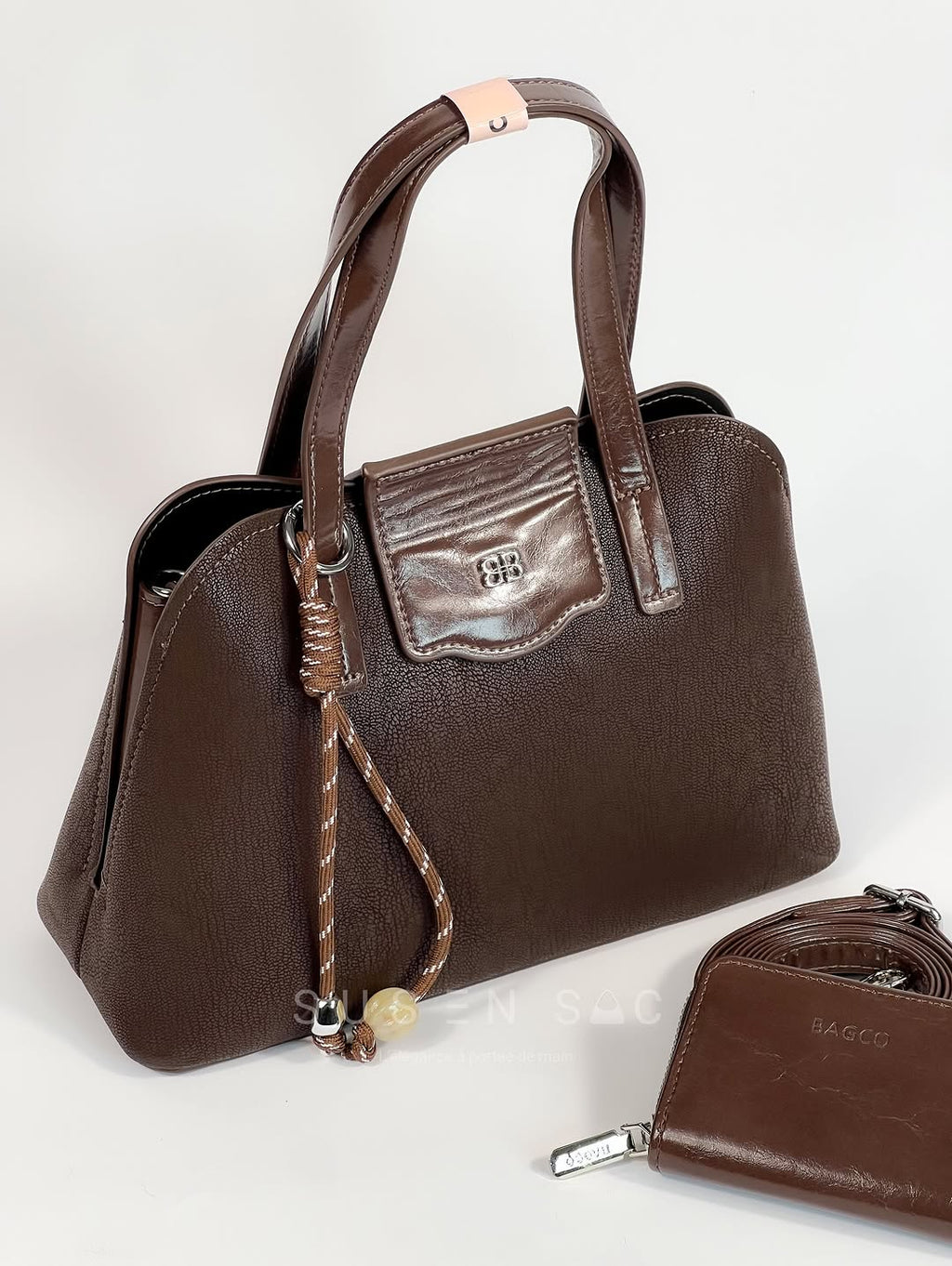 Sac à Main BAGCO Élégance Premium – Design Structuré avec Portefeuille Assorti