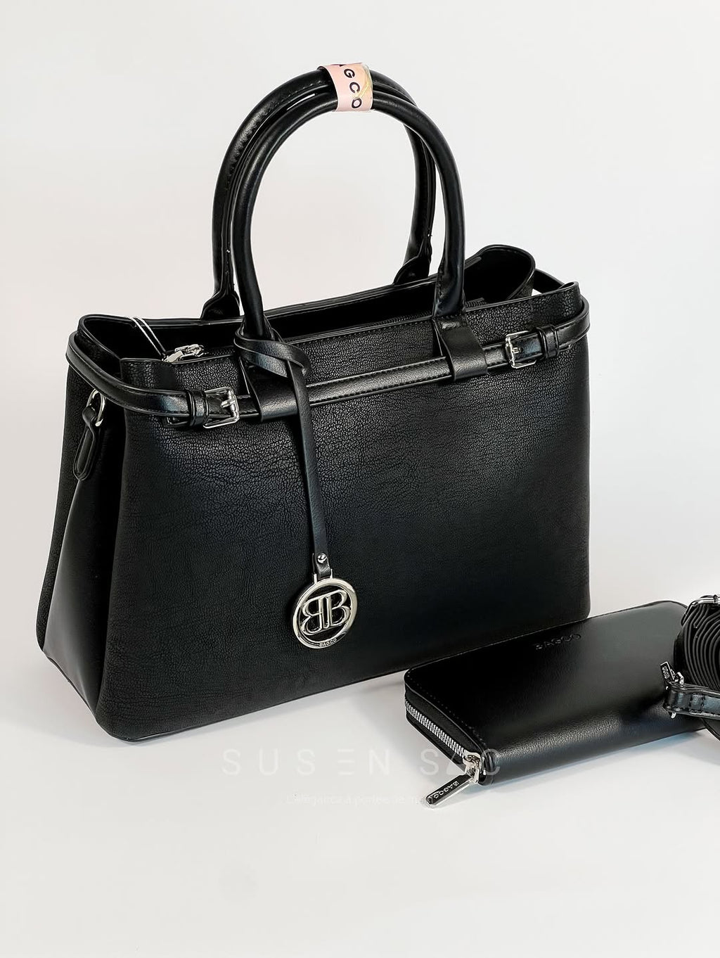 Sac à Main BAGCO Élégance Premium – Design Structuré avec Portefeuille Assorti