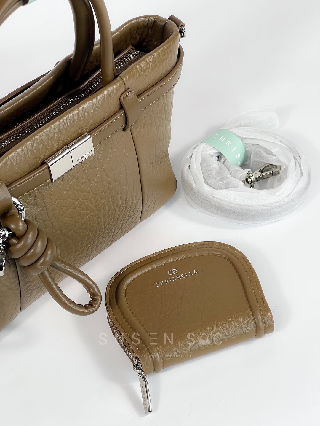 Sac CHRISBELLA – Raffinement Texturé & Élégance Structurée