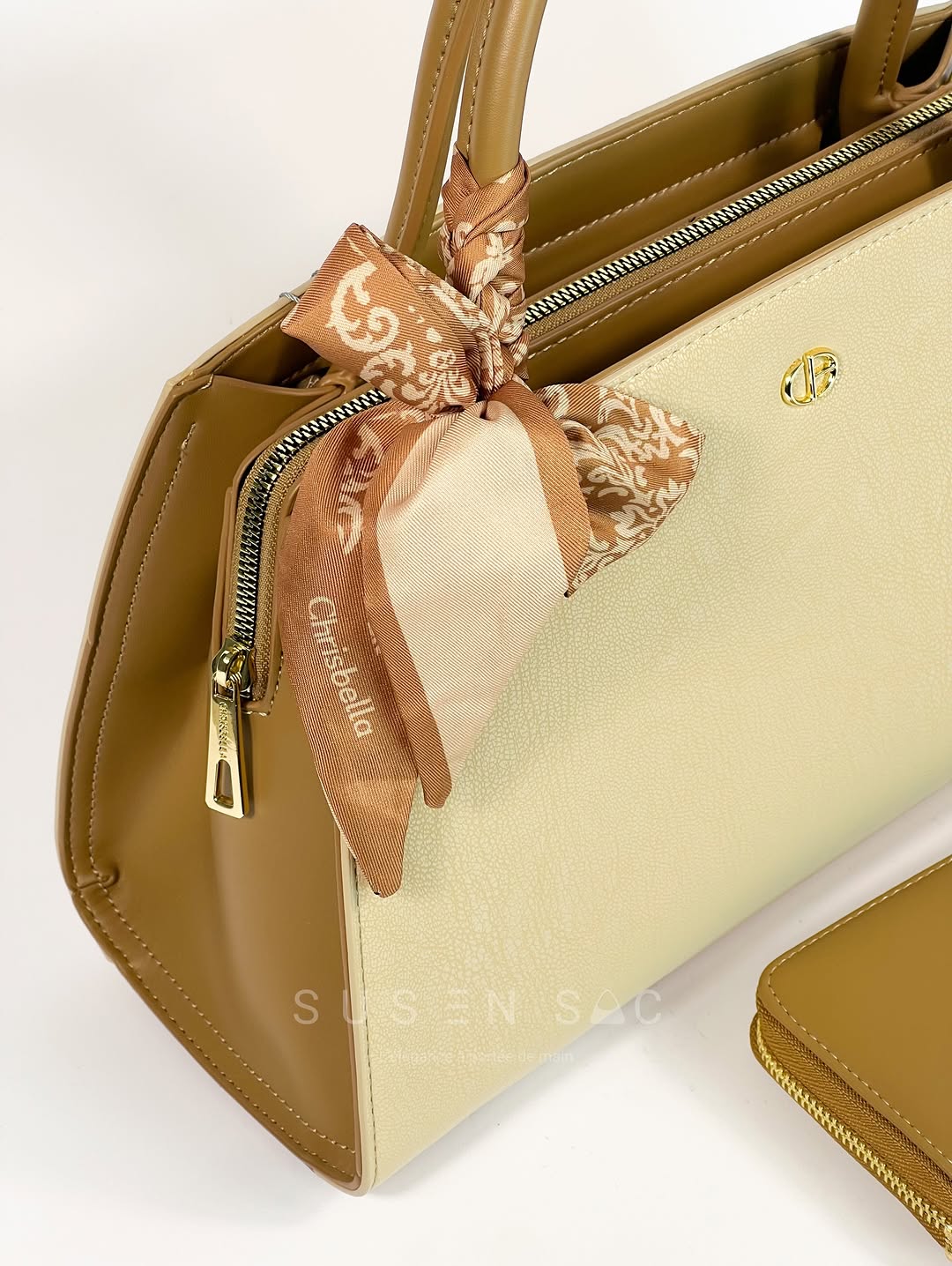 Sac à Main CHRISBELLA – Élégance Structurée & Duo Pratique