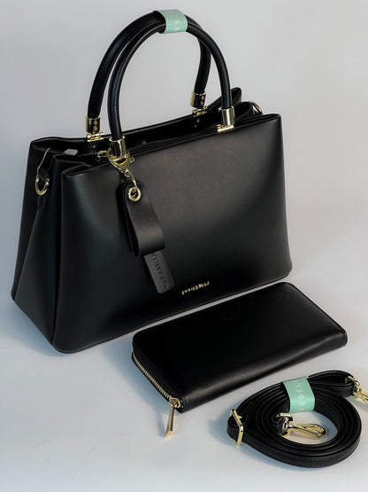 Sac à main Chrisbella avec pochette assortie – Élégance et praticité
