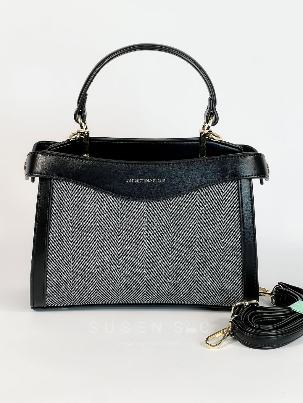 Sac à Main CHRISTINA OLK – Élégance Compacte & Texture Raffinée
