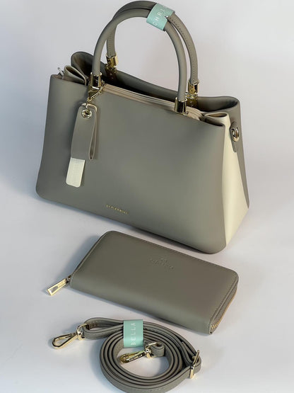 Sac à main Chrisbella avec pochette assortie – Élégance et praticité