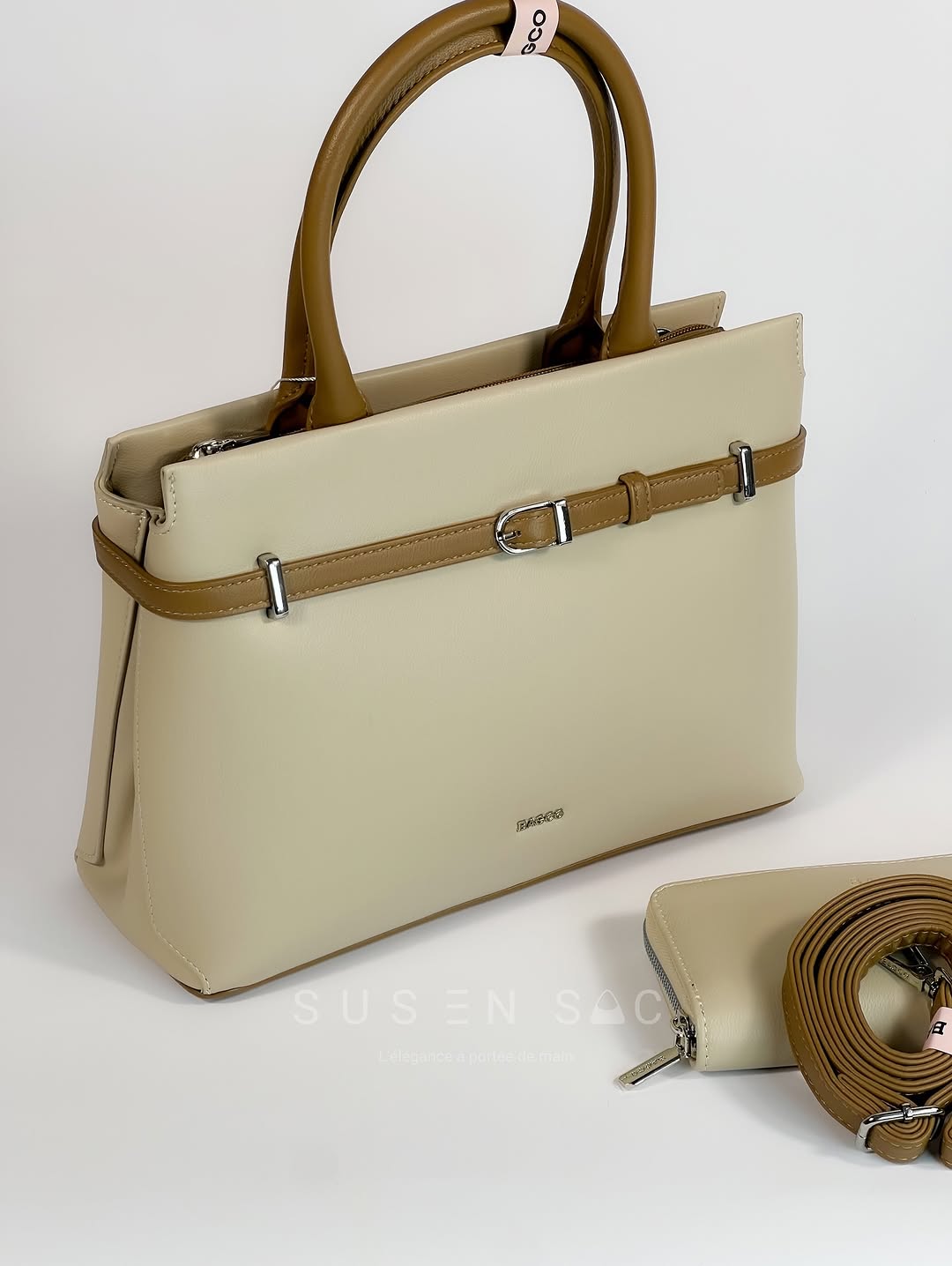 Sac à Main BAGCO Élégance Premium – Design Structuré avec Portefeuille Assorti