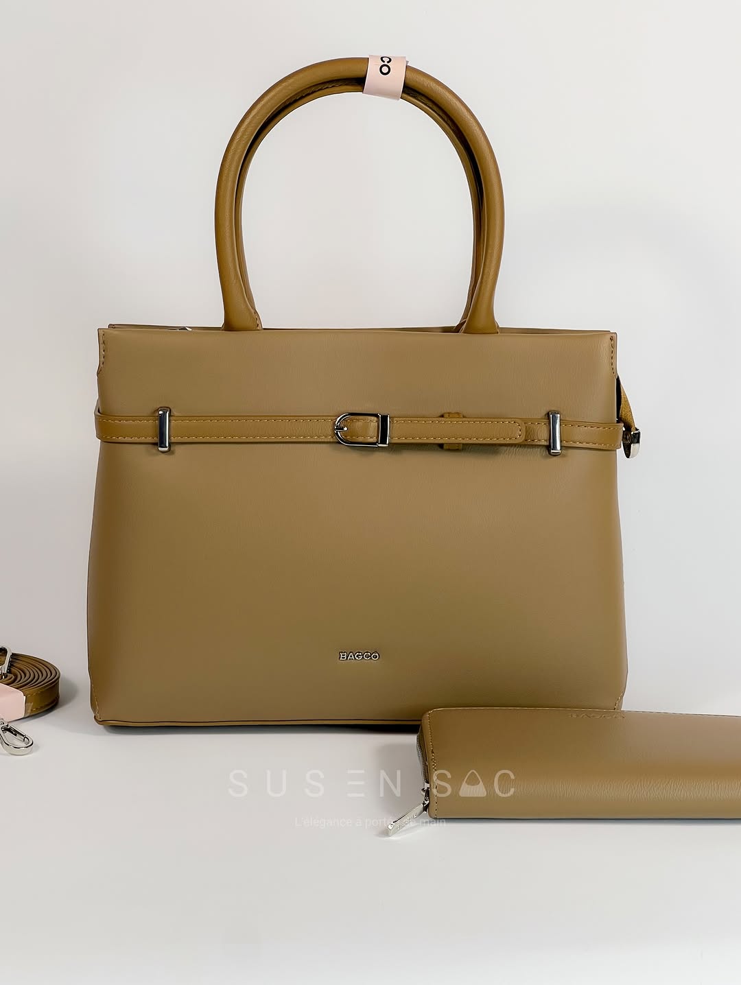 Sac à Main BAGCO Élégance Premium – Design Structuré avec Portefeuille Assorti