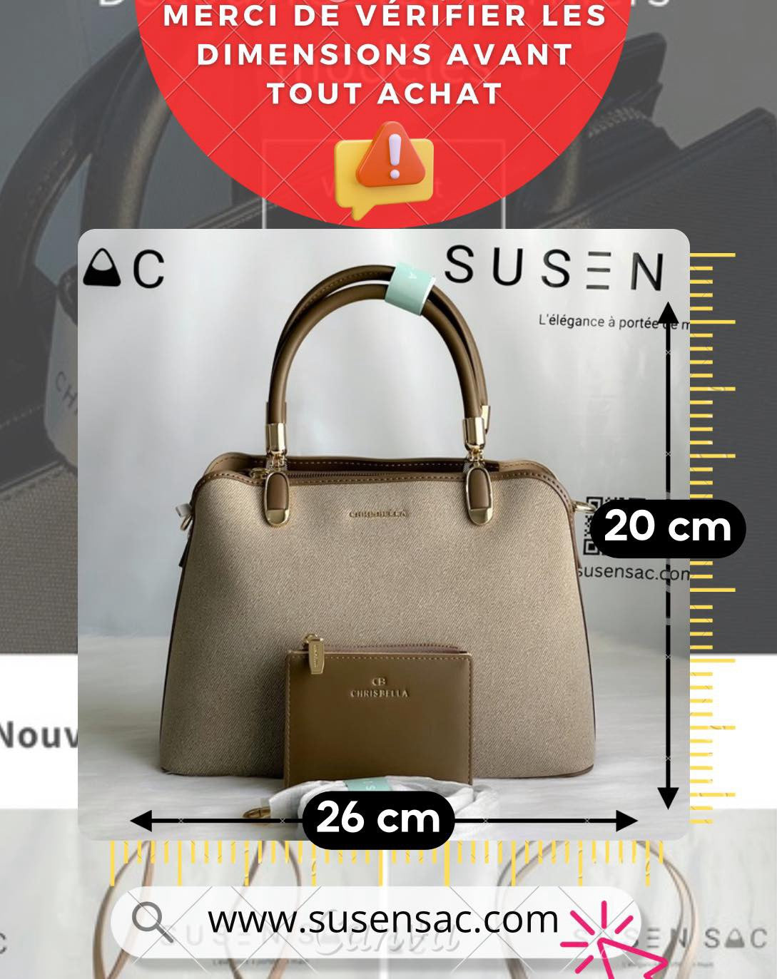 Sac à main Chrisbella – Élégance intemporelle