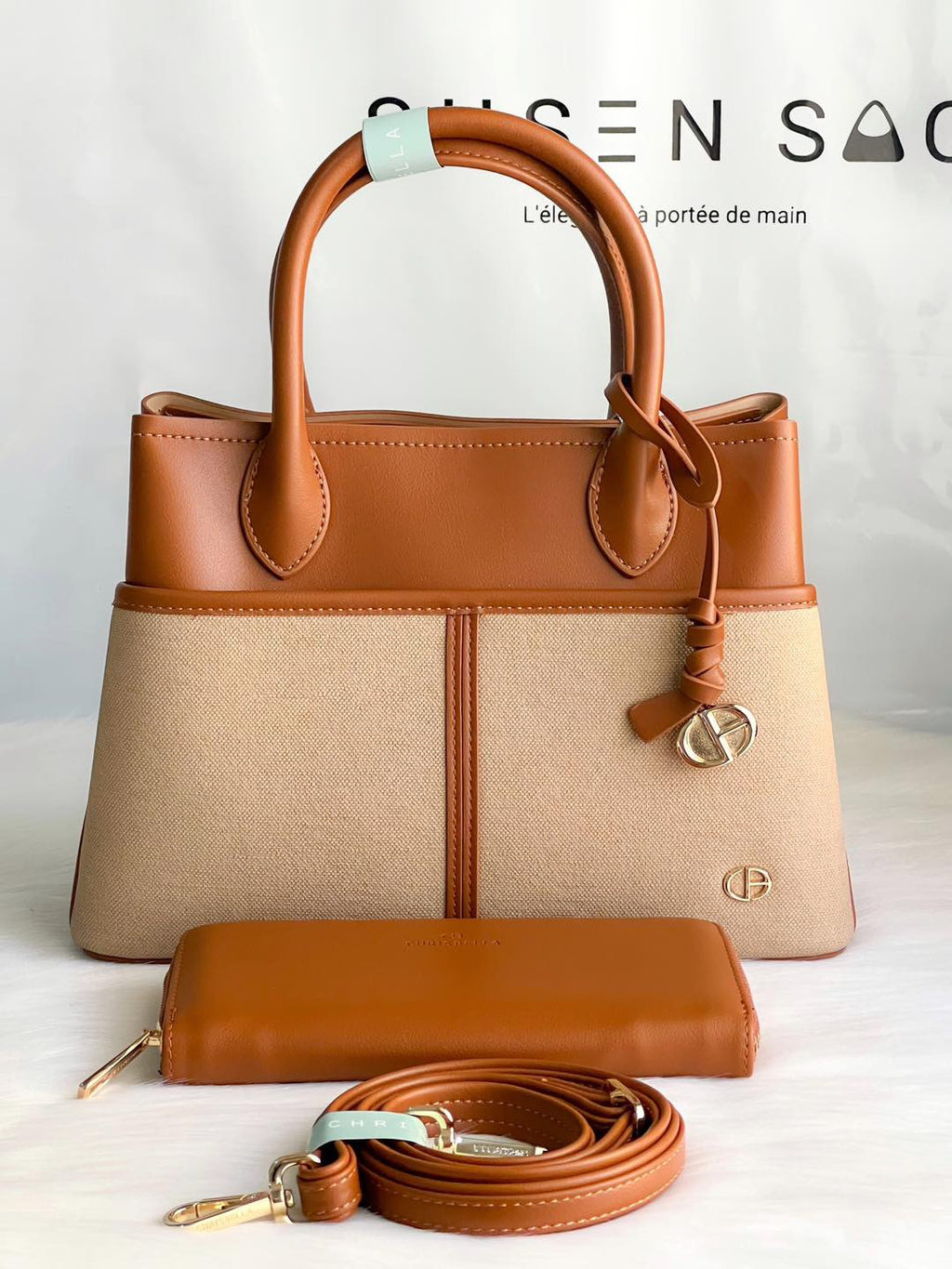 Sac à main Chrisbella avec porte-monnaie assorti – Élégance et praticité au quotidien