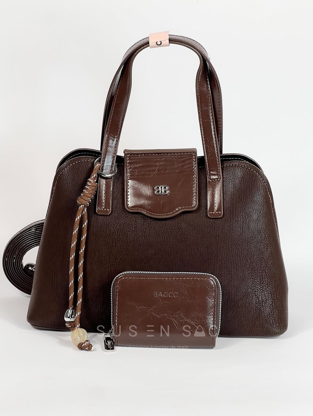 Sac à Main BAGCO Élégance Premium – Design Structuré avec Portefeuille Assorti