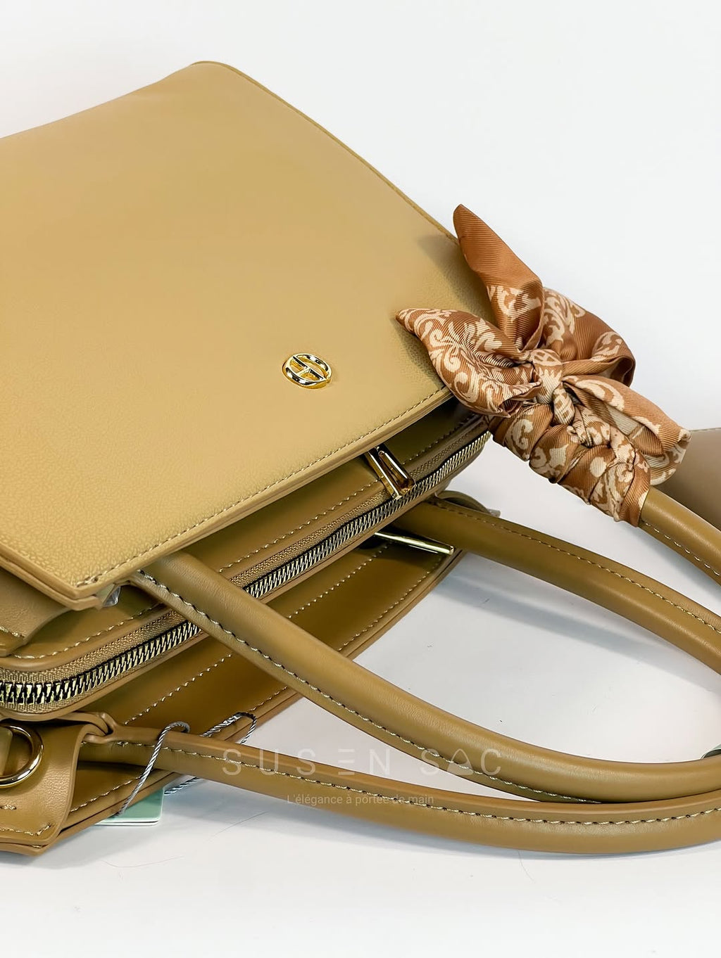Sac à Main CHRISBELLA – Élégance Structurée & Duo Pratique