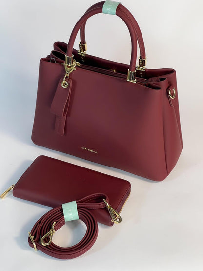 Sac à main Chrisbella avec pochette assortie – Élégance et praticité