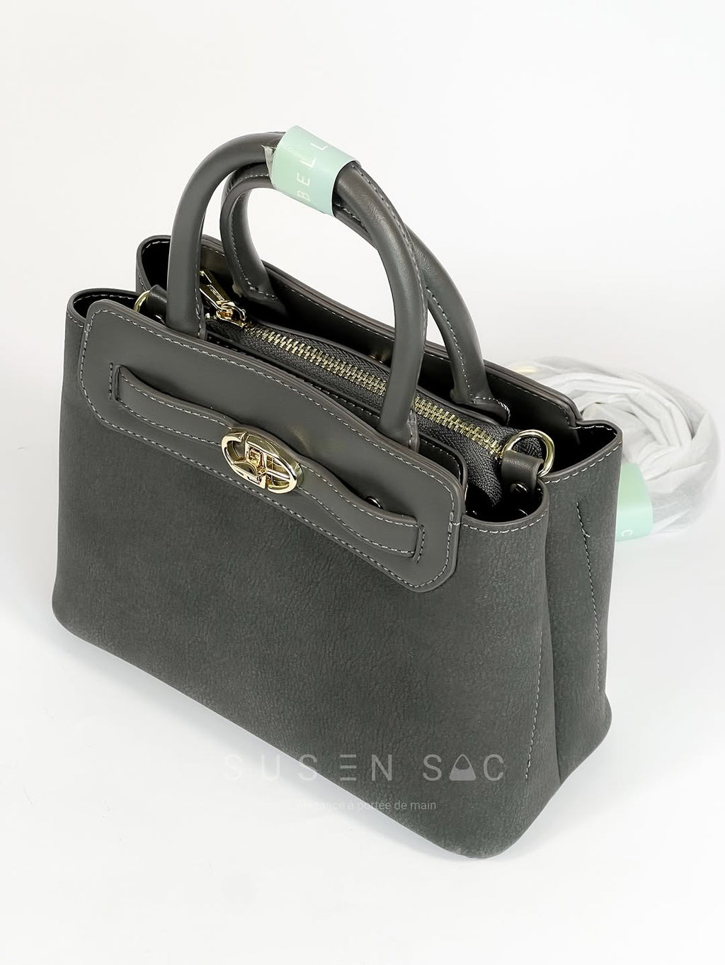 Sac CHRISBELLA – Élégance Structurée & Pochette Assortie