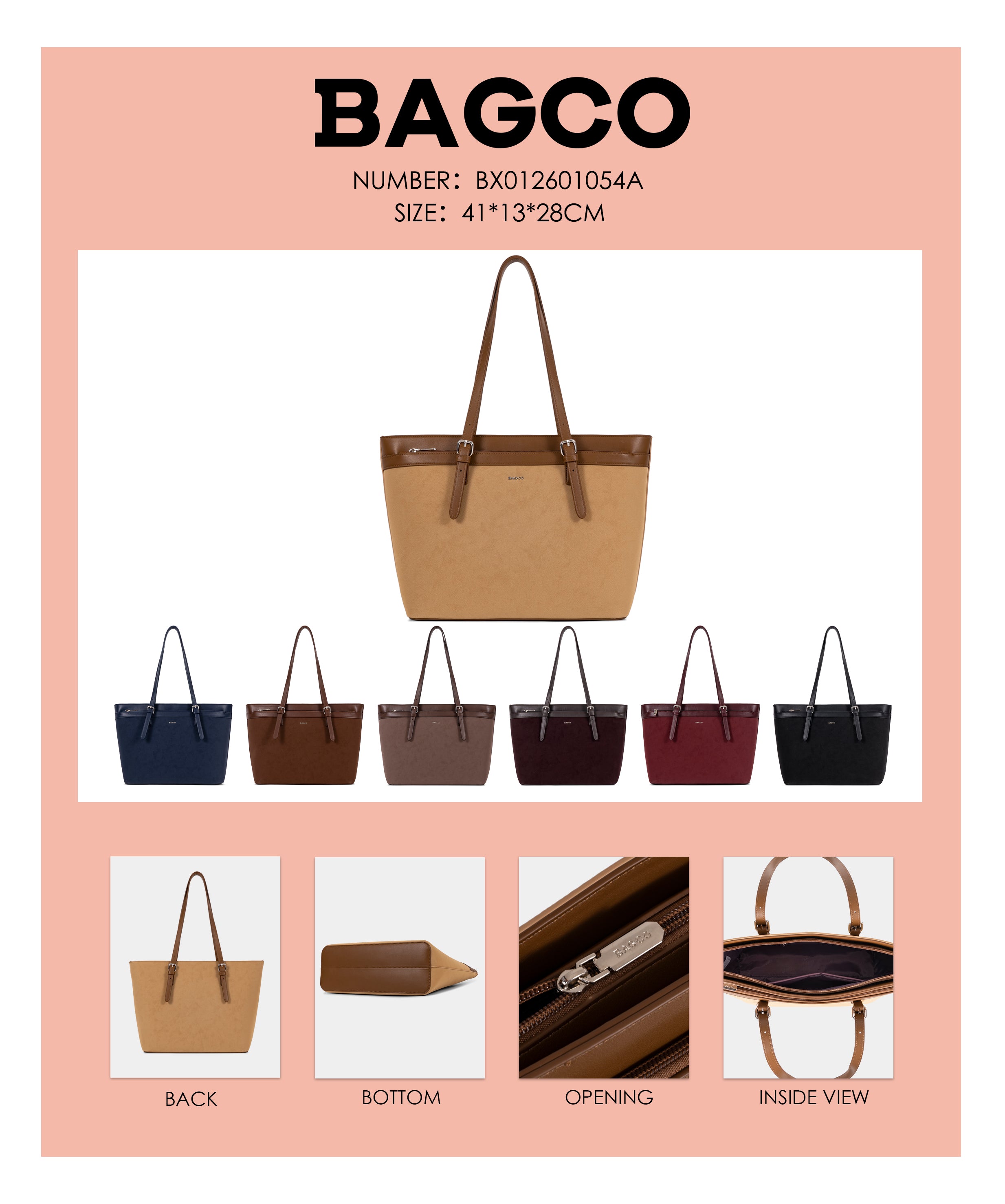 Sac à main BAGCO élégant et spacieux