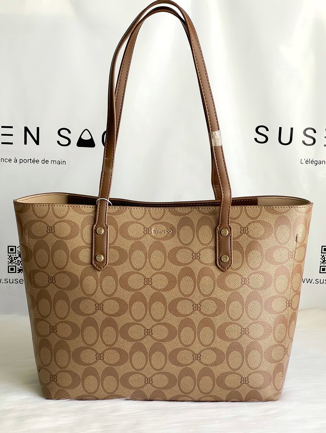 Sac à Main BAGCO 3 Pièces – Grand Sac Cabas + Bandoulière + Pochette Élégante