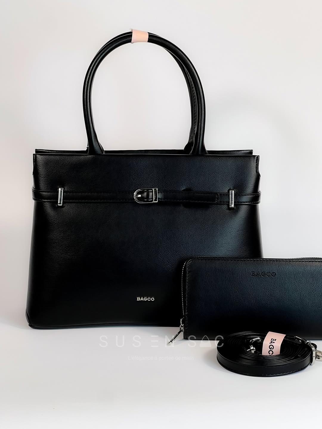 Sac à Main BAGCO Élégance Premium – Design Structuré avec Portefeuille Assorti