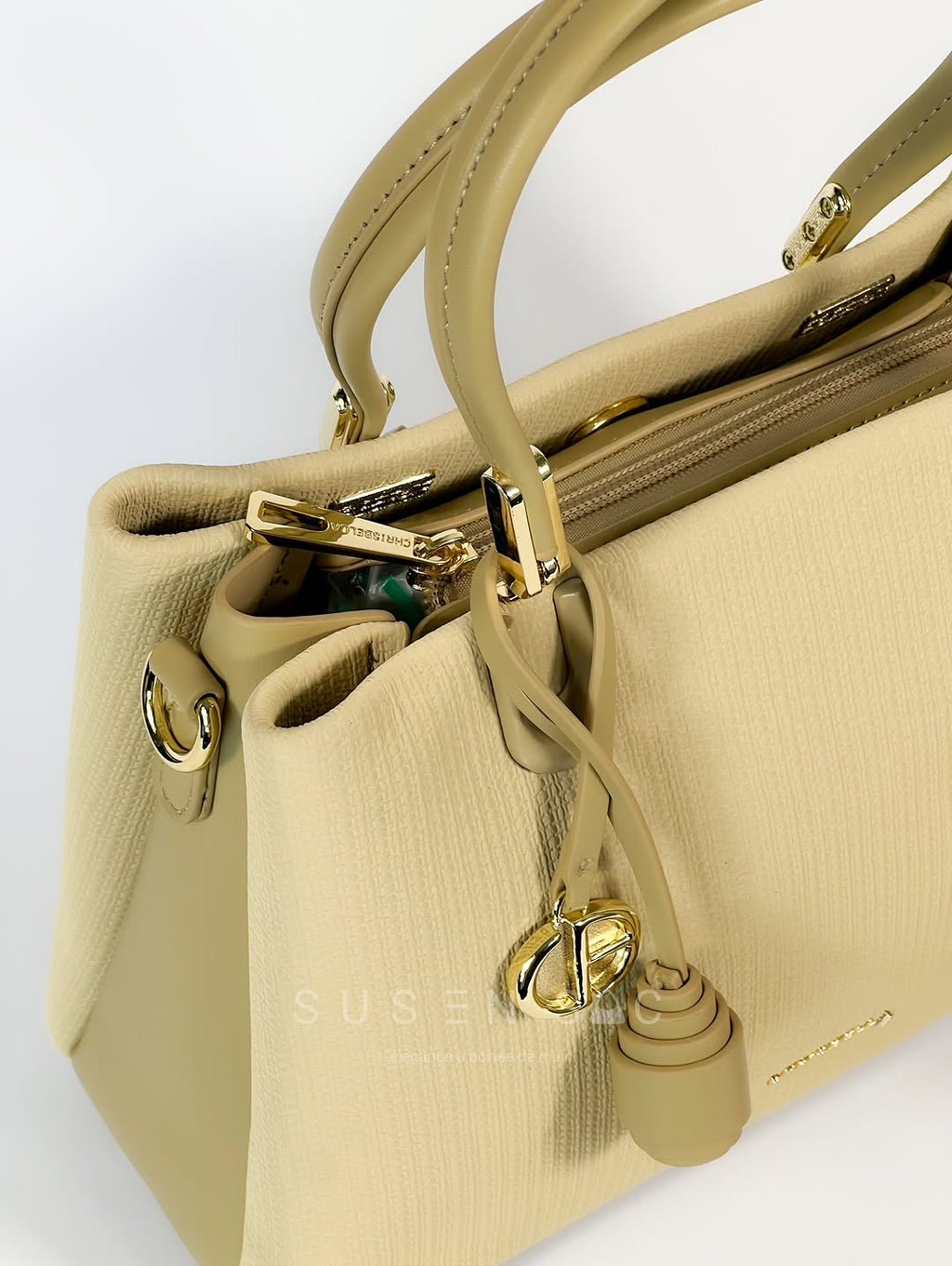 Sac CHRISBELLA – Élégance Structurée & Pochette Assortie