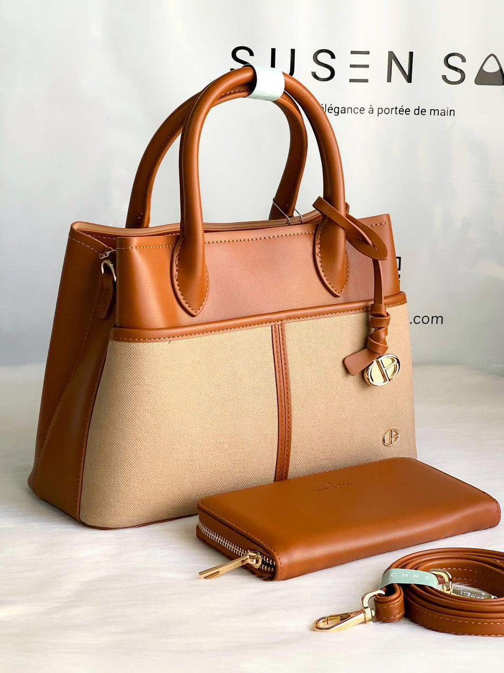 Sac à main Chrisbella avec porte-monnaie assorti – Élégance et praticité au quotidien