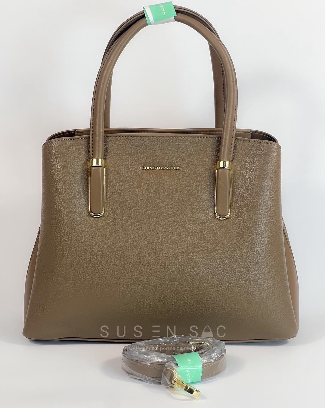Sac à Main Christina & Olk – Élégance Classique, Finition Premium et Bandoulière Ajustable