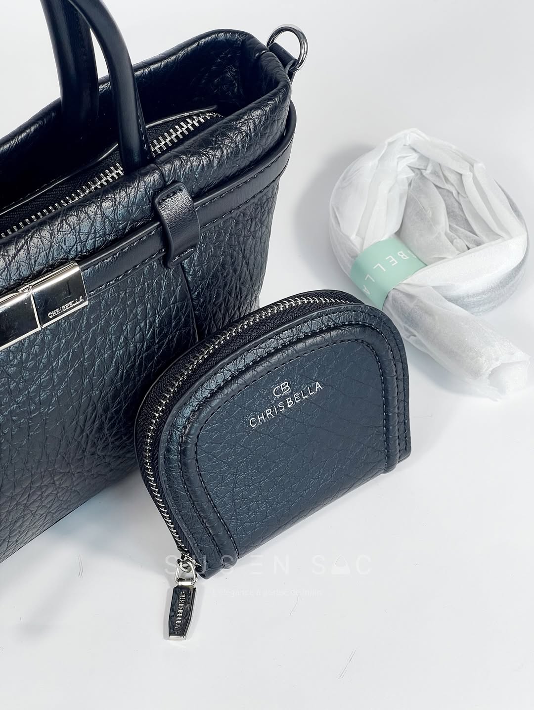 Sac CHRISBELLA – Raffinement Texturé & Élégance Structurée