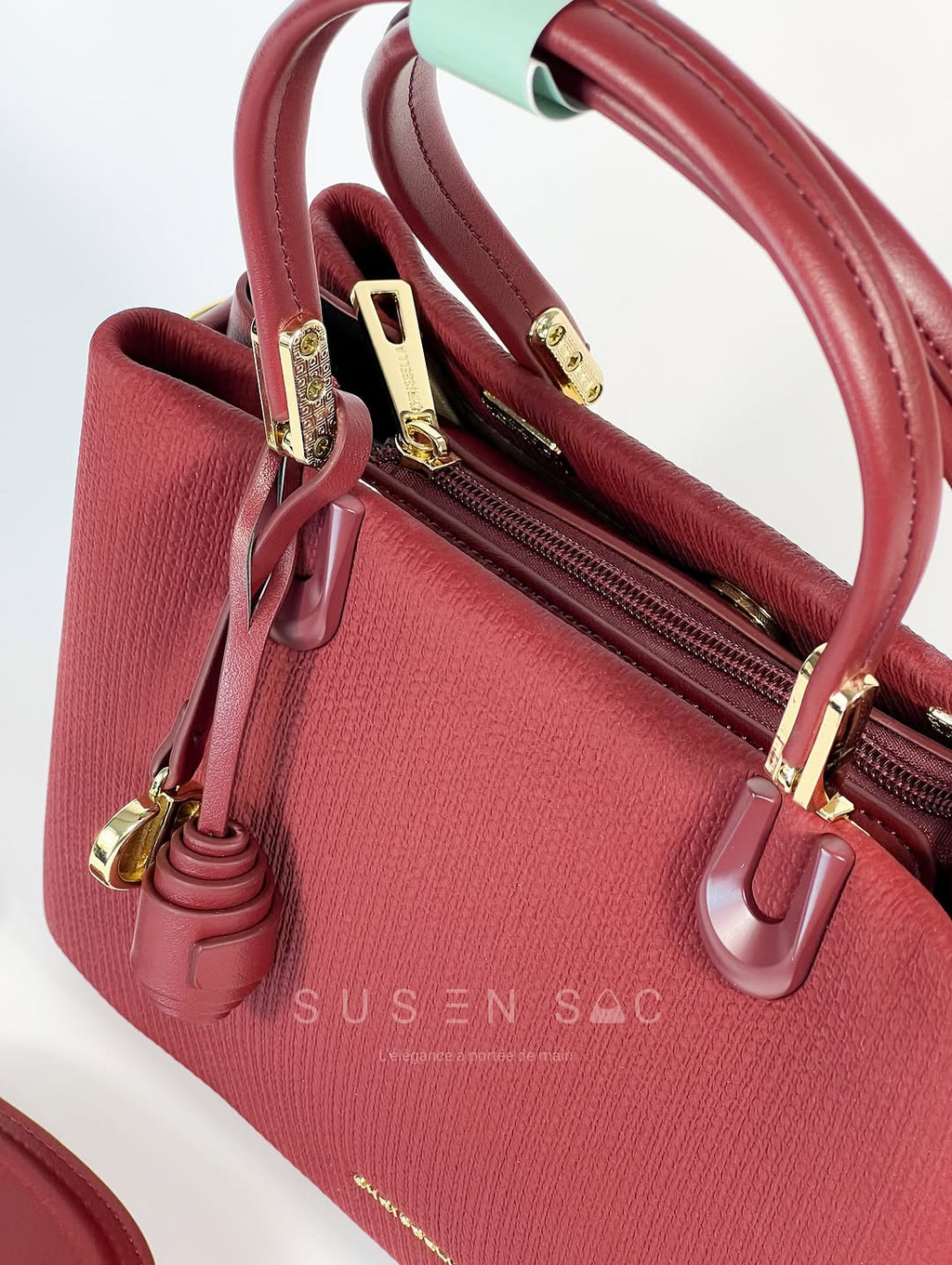 Sac CHRISBELLA – Élégance Structurée & Pochette Assortie