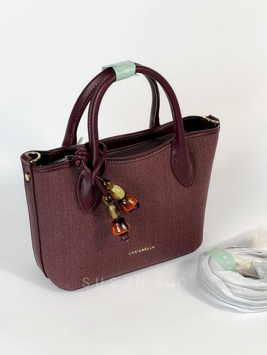 Sac à Main CHRISBELLA – Élégance Structurée & Détails Raffinés (Copie)