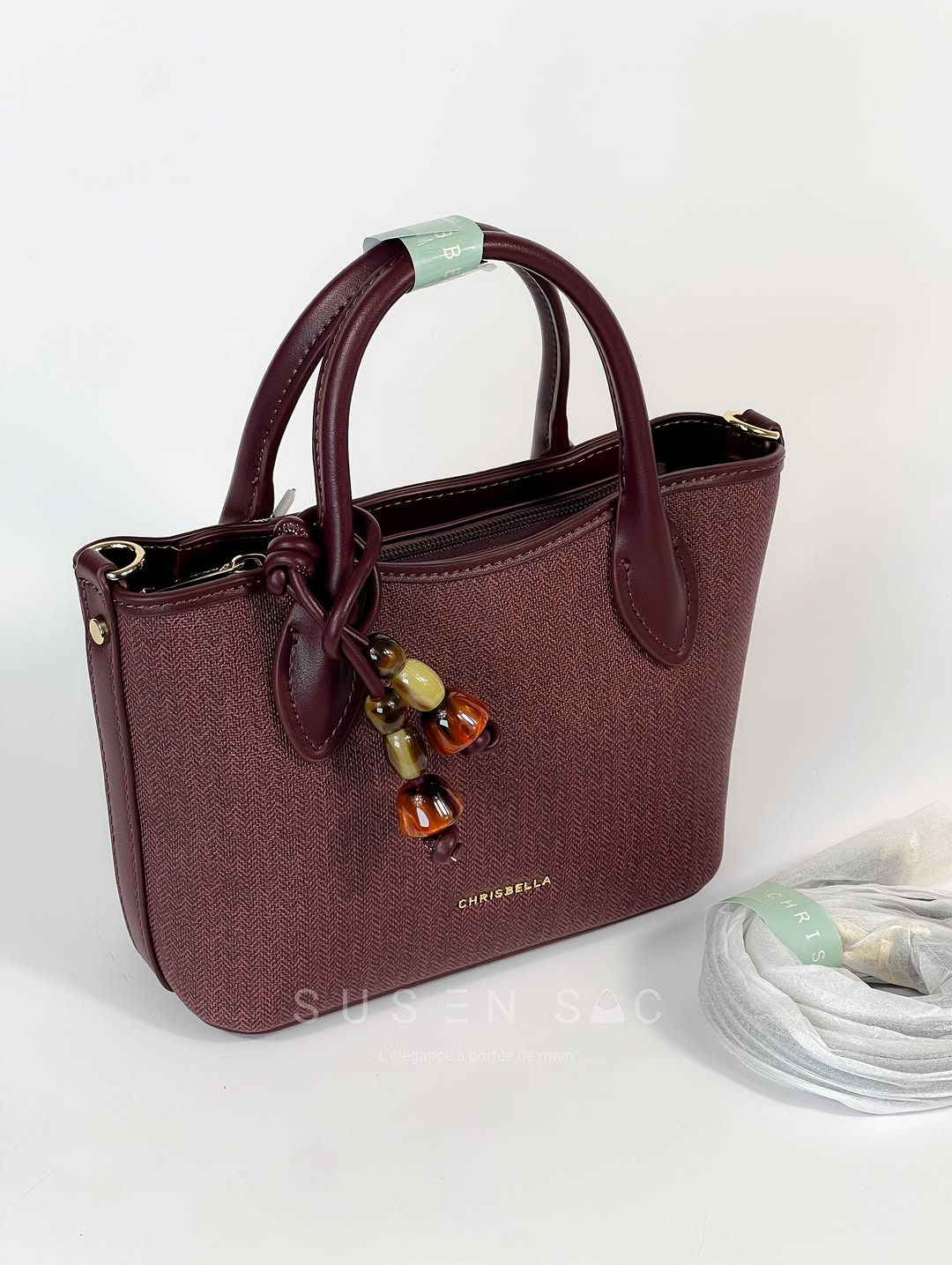 Sac à Main CHRISBELLA – Élégance Structurée & Détails Raffinés (Copie)