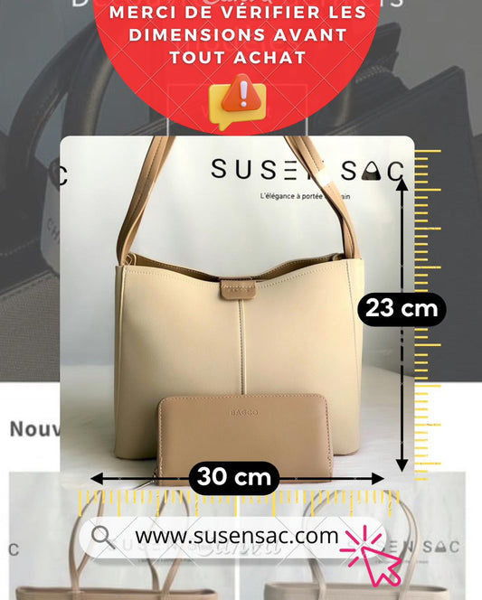 Sac Bagco avec porte-monnaie assorti