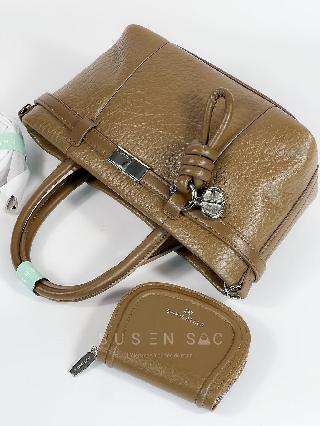 Sac CHRISBELLA – Raffinement Texturé & Élégance Structurée