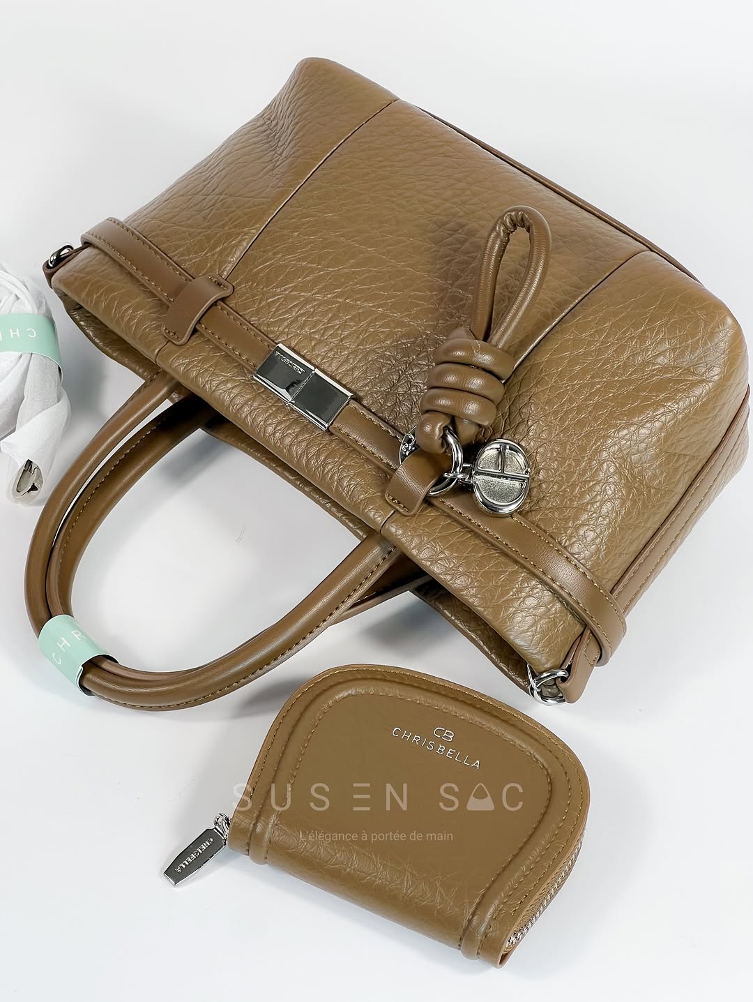 Sac CHRISBELLA – Raffinement Texturé & Élégance Structurée