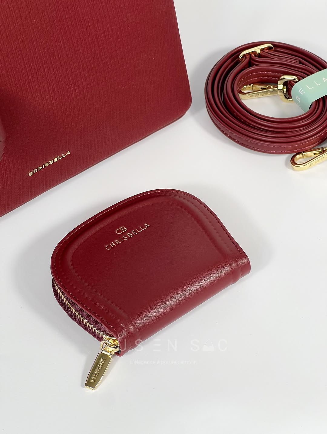 Sac CHRISBELLA – Élégance Structurée & Pochette Assortie