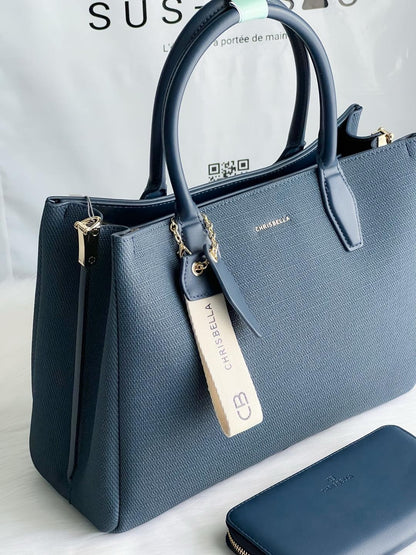 Collection Été 2025 sac à main + pochette Chrisbella – Élégance naturelle et fonctionnalité