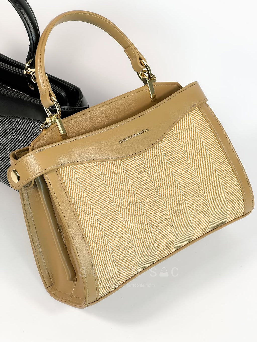 Sac à Main CHRISTINA OLK – Élégance Compacte & Texture Raffinée