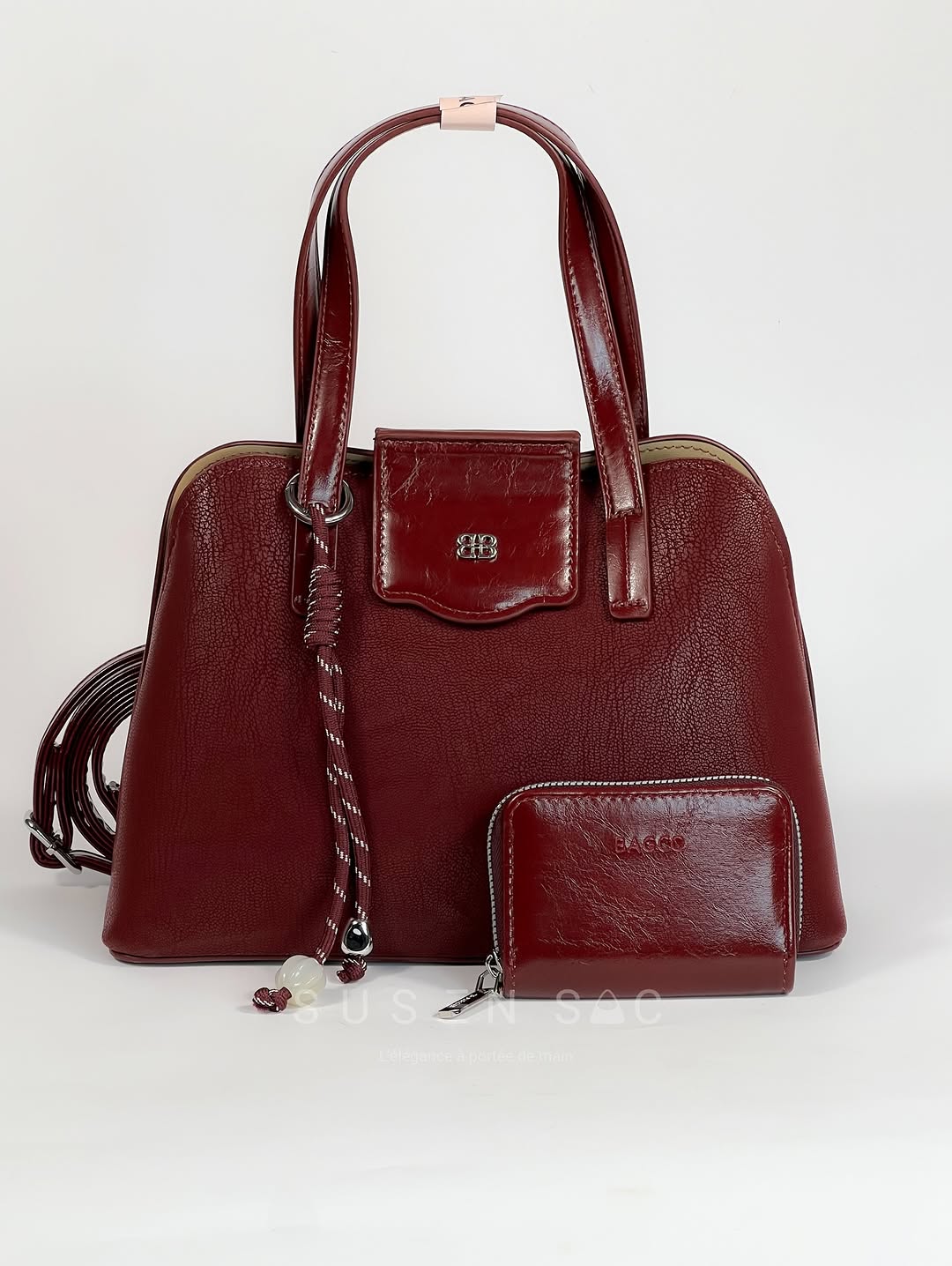 Sac à Main BAGCO Élégance Premium – Design Structuré avec Portefeuille Assorti