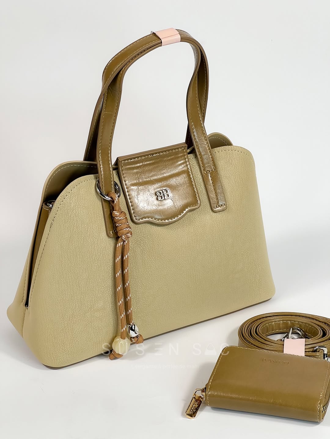 Sac à Main BAGCO Élégance Premium – Design Structuré avec Portefeuille Assorti