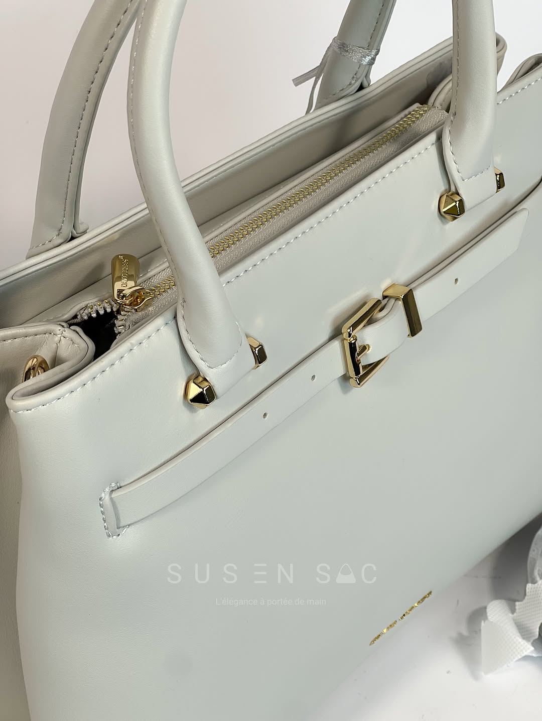 Sac à main trapèze David Jones – Élégance structurée & style intemporel