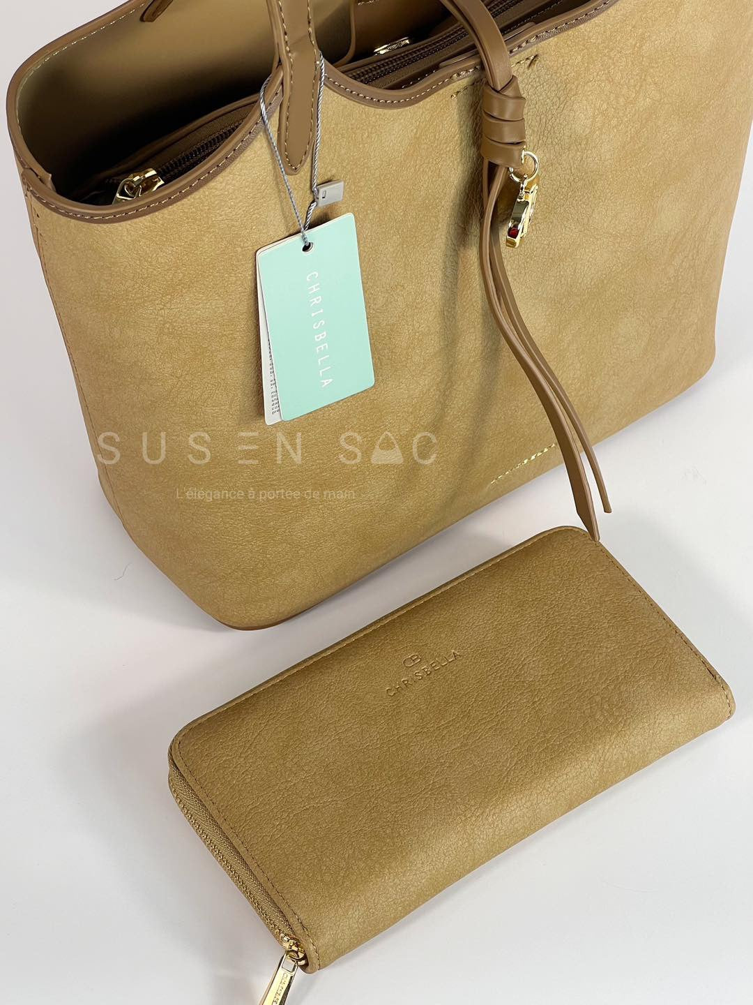 Sac à main Chrisbella avec porte-monnaie – Élégance et praticité au quotidien (Copie)