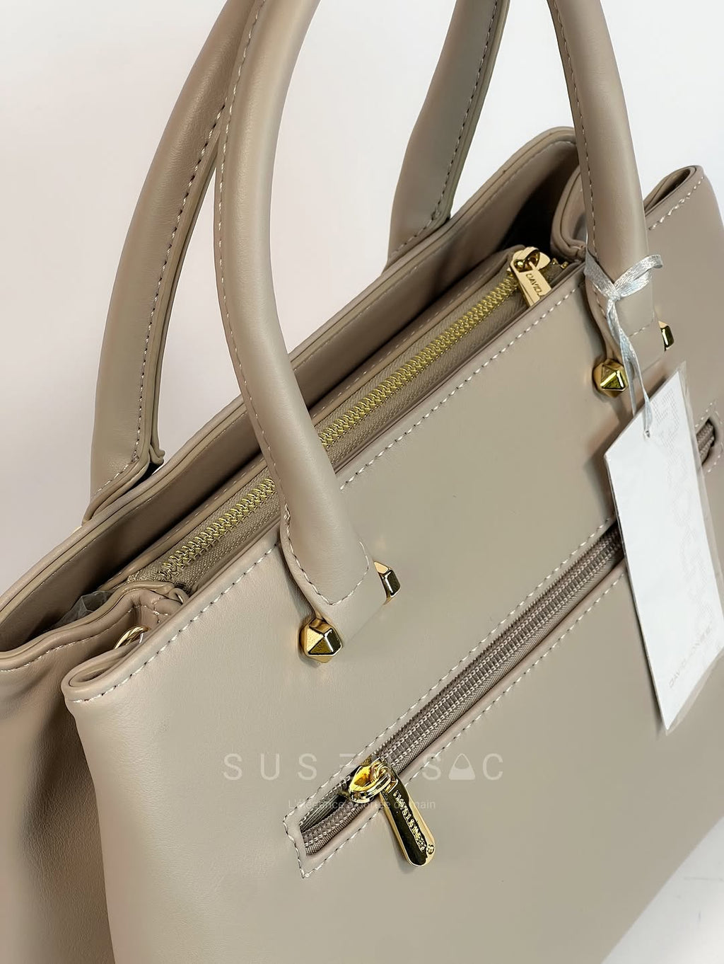 Sac à main trapèze David Jones – Élégance structurée & style intemporel