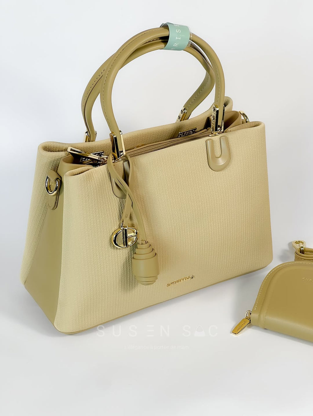Sac CHRISBELLA – Élégance Structurée & Pochette Assortie