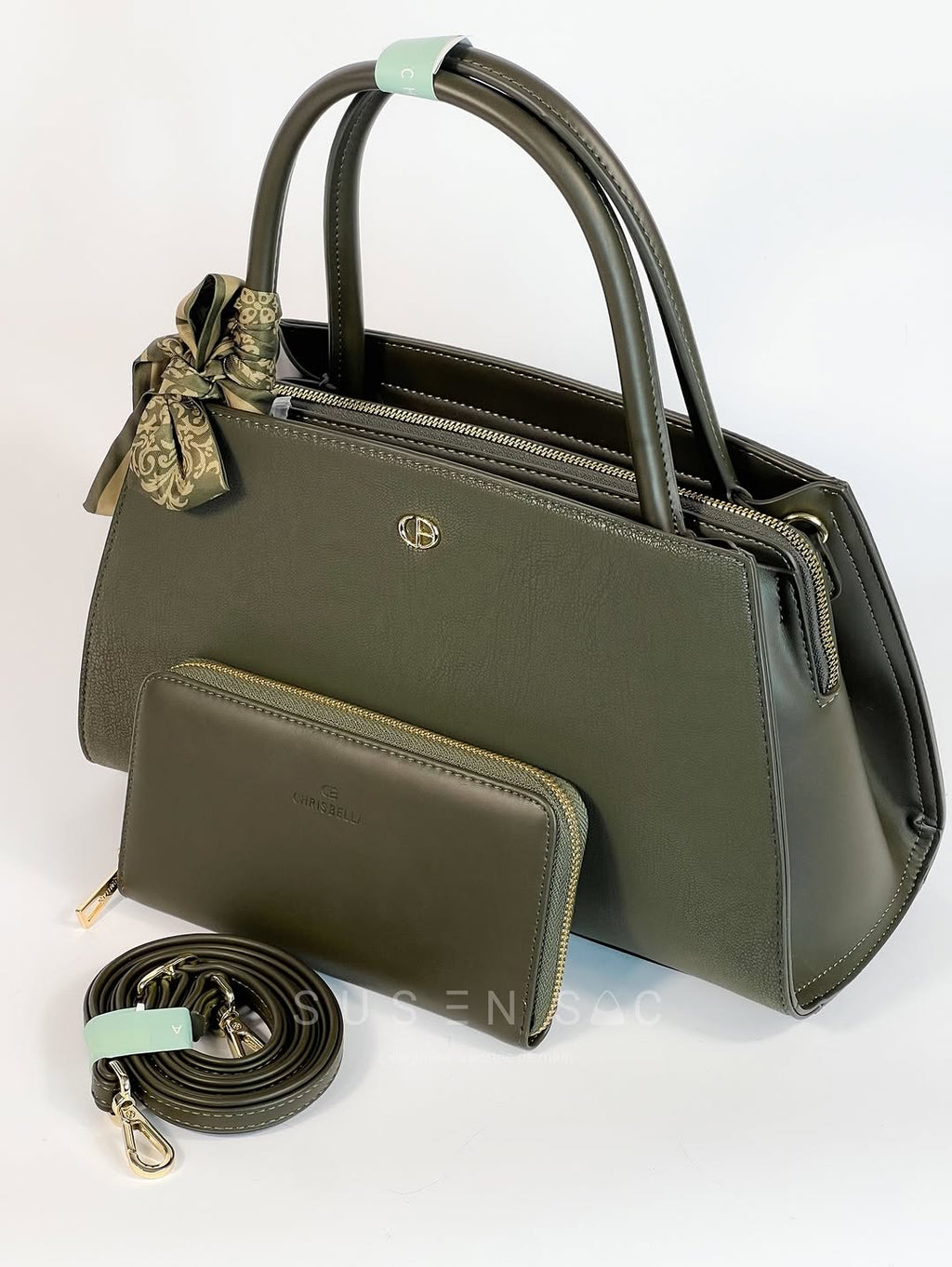 Sac à Main CHRISBELLA – Élégance Structurée & Duo Pratique