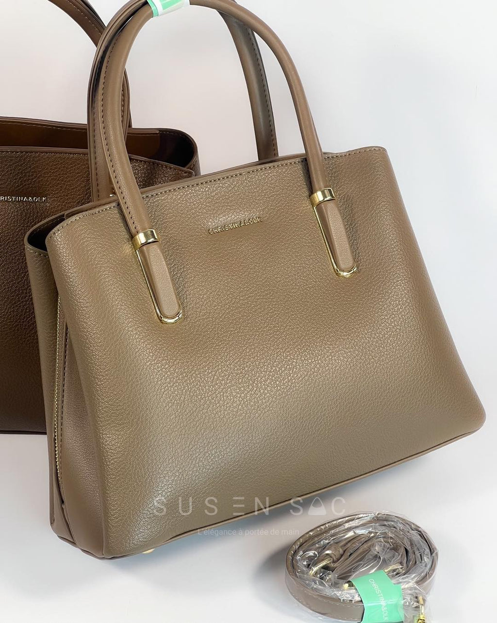 Sac à Main Christina & Olk – Élégance Classique, Finition Premium et Bandoulière Ajustable