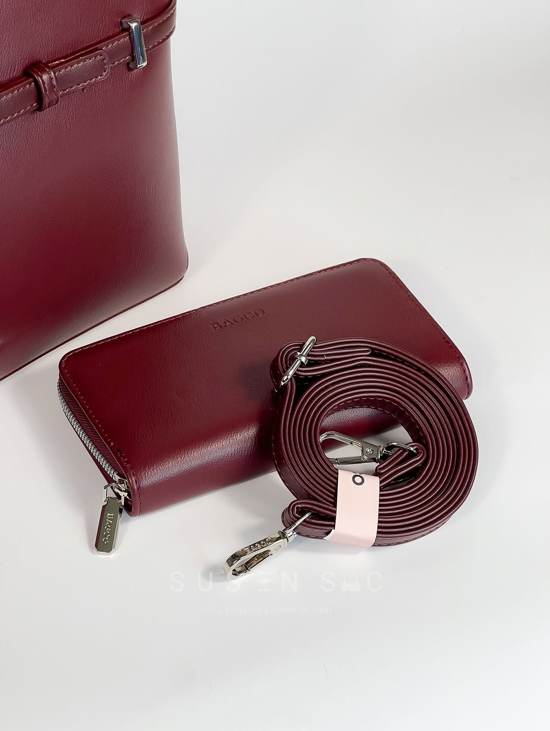 Sac à Main BAGCO Élégance Premium – Design Structuré avec Portefeuille Assorti