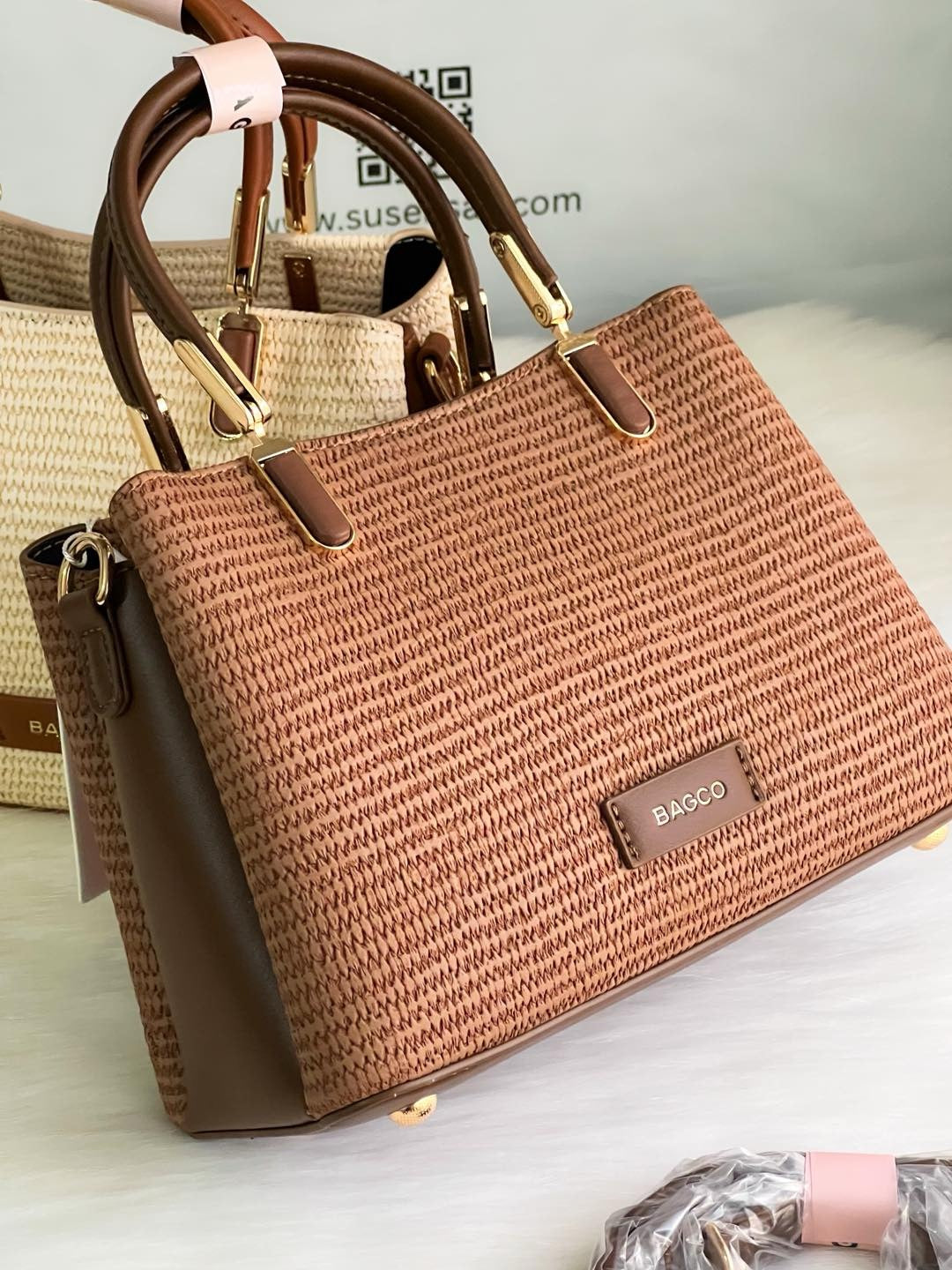 Sac d’été BAGCO – Élégance tressée et allure naturelle