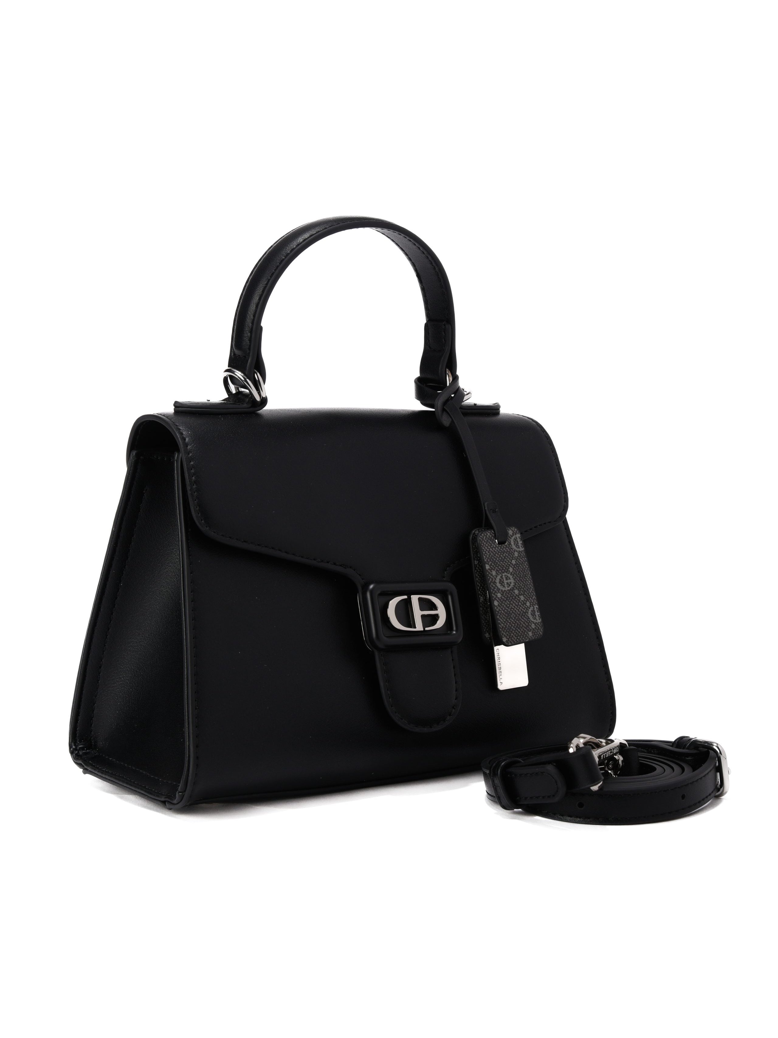 Sac à Main Chrisbella Élégance Structurée – Fermoir Signature & Bandoulière Amovible