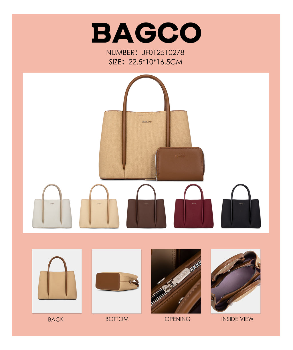 Sac à Main Élégant avec Portefeuille Assorti